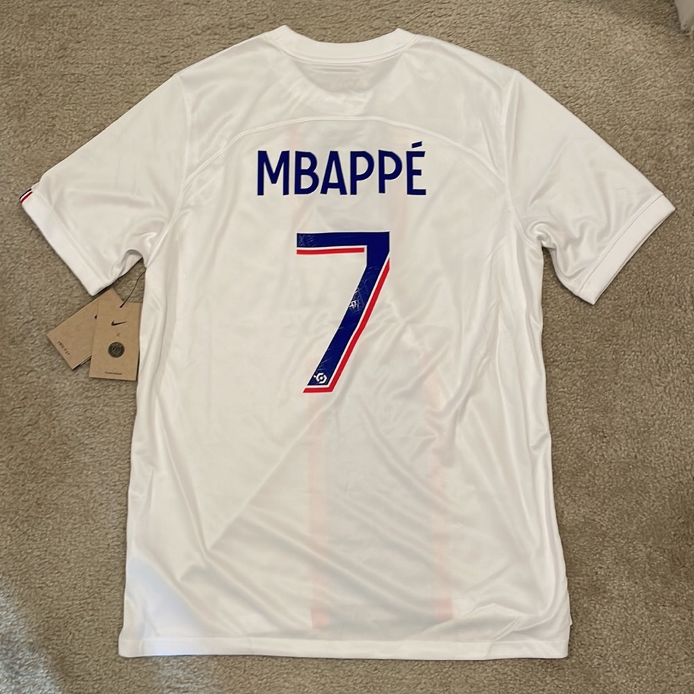 Nike Kylian Mbappé PSG 22/23 Away Jersey Men size L BNWT - Picture 4 of 6